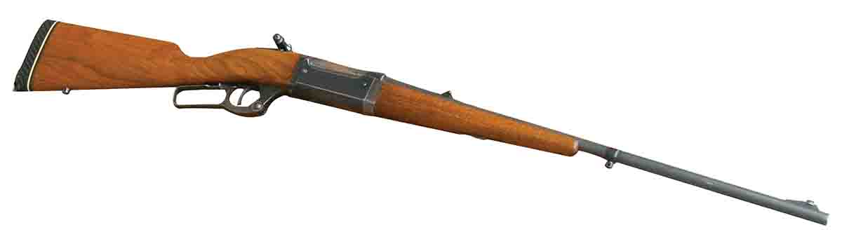 In the 1960s, a Savage Model 99-B .303 takedown rifle would have been carried for deer in the Upper Midwest.